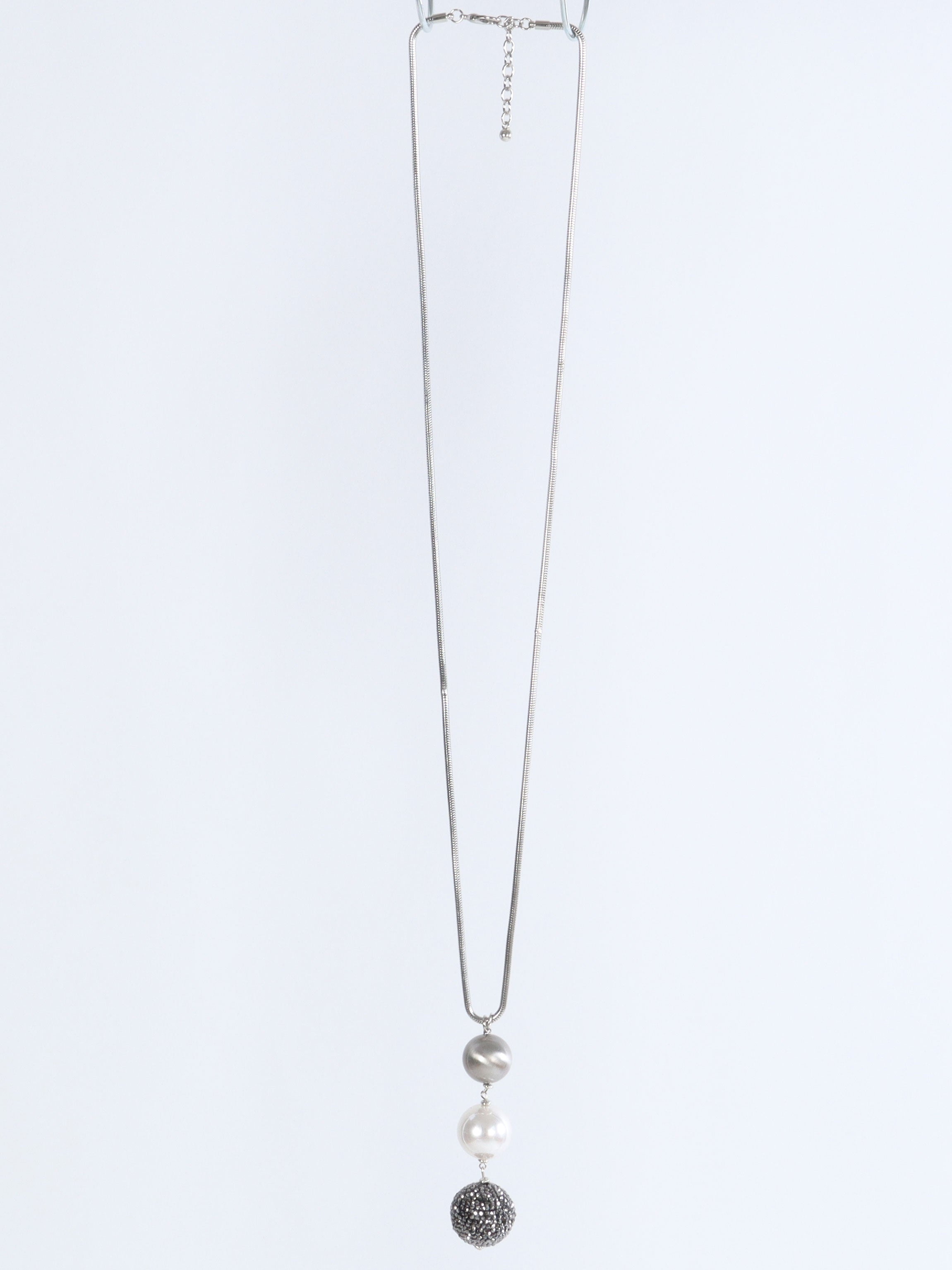 Zenia - Halskæde med 3 store perler